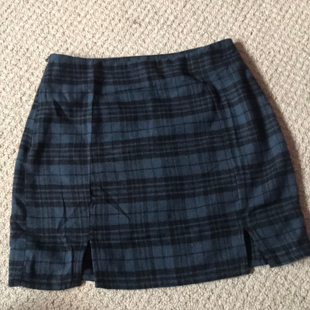 Plaid Mini Skirt